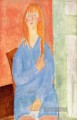 Mädchen im blauen 1919 Amedeo Modigliani
